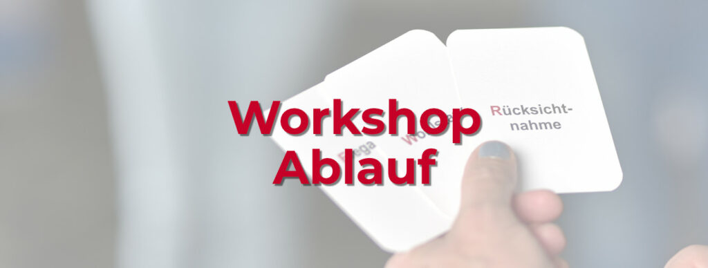 Workshop Ablauf mit ESOBAR