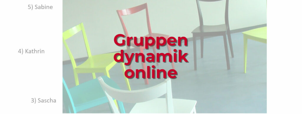mit Sitzordnung Gruppendynamik online gestalten