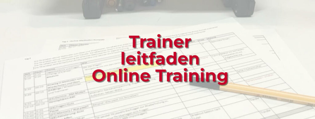 den Trainerleitfaden im Online Training nutzen