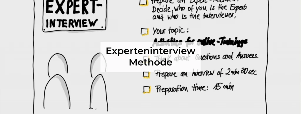 Das Experteninterview als Methode für ein Online Training
