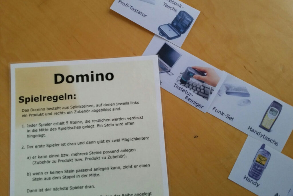 Methode Domino Spielregeln für die Anwendung im Training